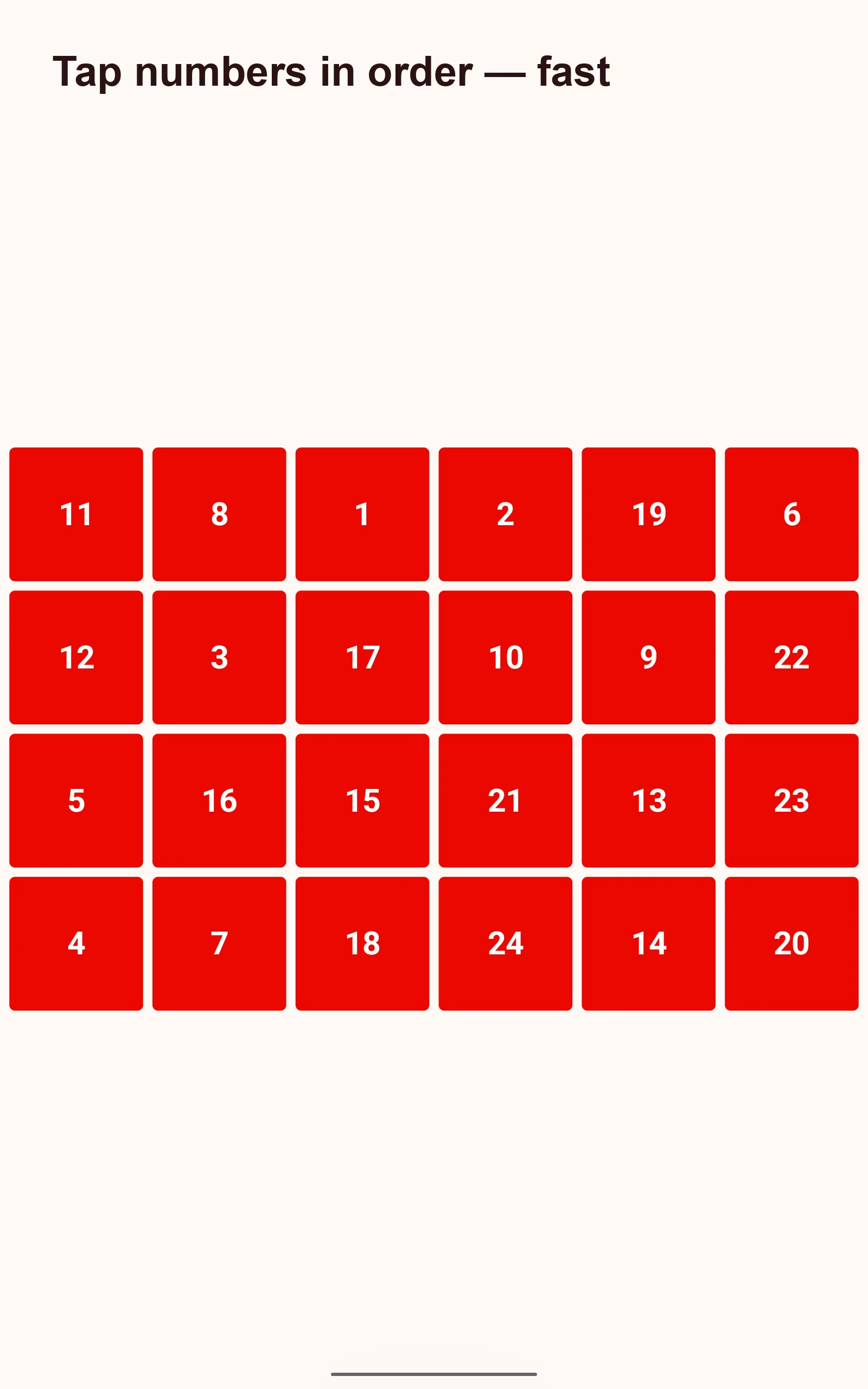Double Dozen - Tap Speed Game screenshot