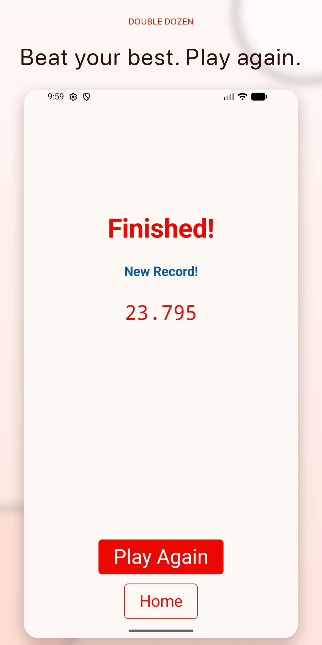 Double Dozen - Tap Speed Game screenshot